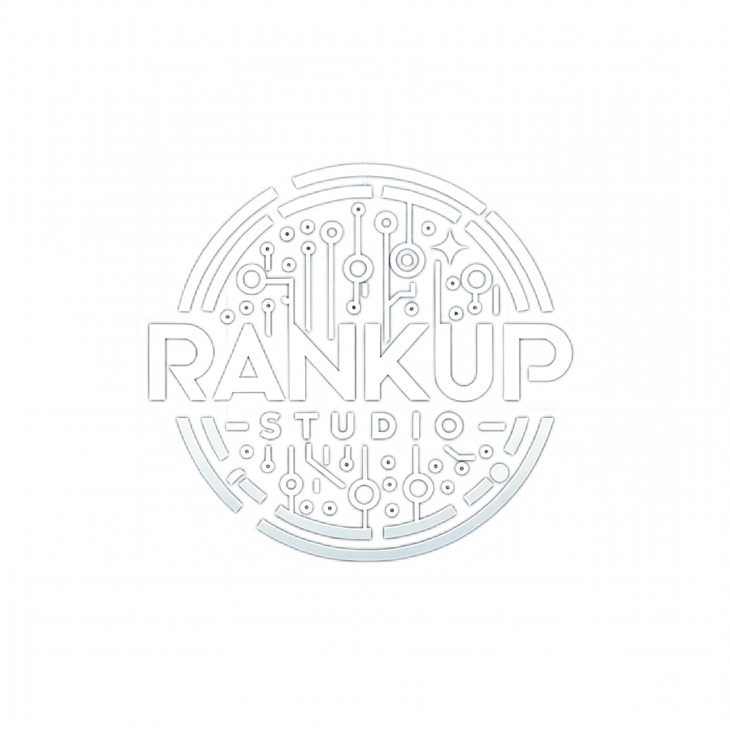 DALLýE_2023-10-30_11.53.57_-_Modern__minimalist_logo_for__RankUp_Studio__with_a_transparent_background._Incorporate_cutting-edge_technology_and_innovation_themes__such_as_circuit_-transformed
